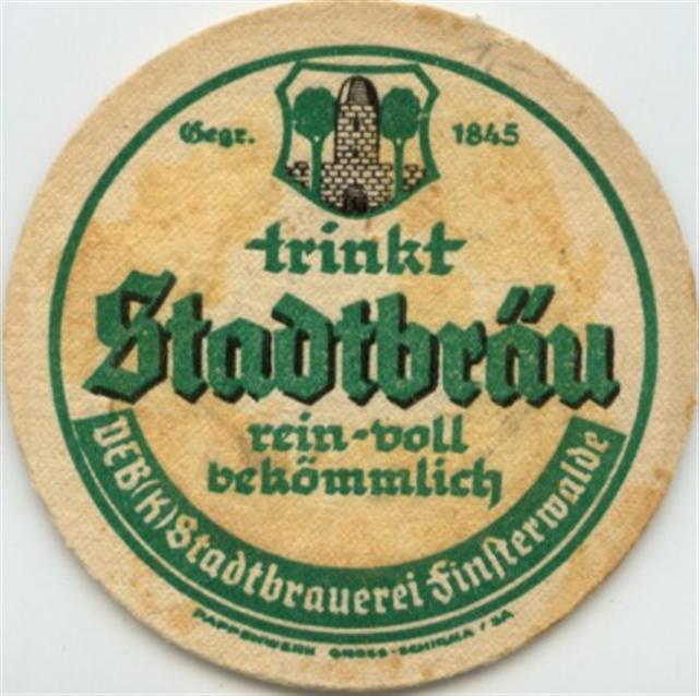 finsterwalde ee-bb stadt 1a (rund215-trinkt stadtbru-schwarzgrn)